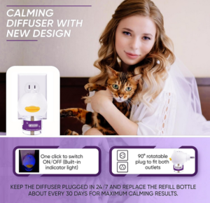 Cat Pheromone Diffuser is a scientifically designed device that releases synthetic pheromones to help cats feel calm, secure, and comfortable